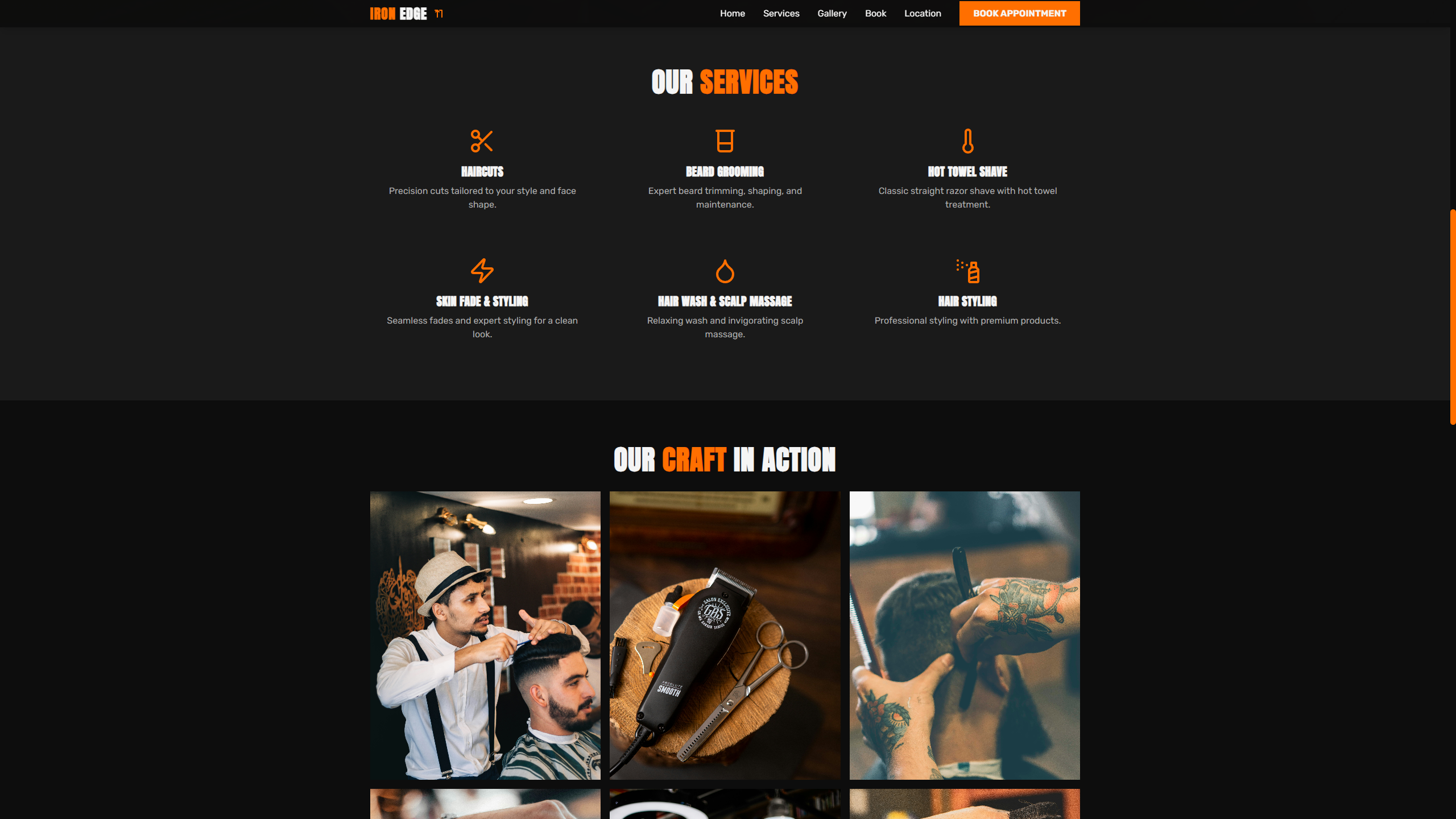 Iron Edge Barbers screenshot 2