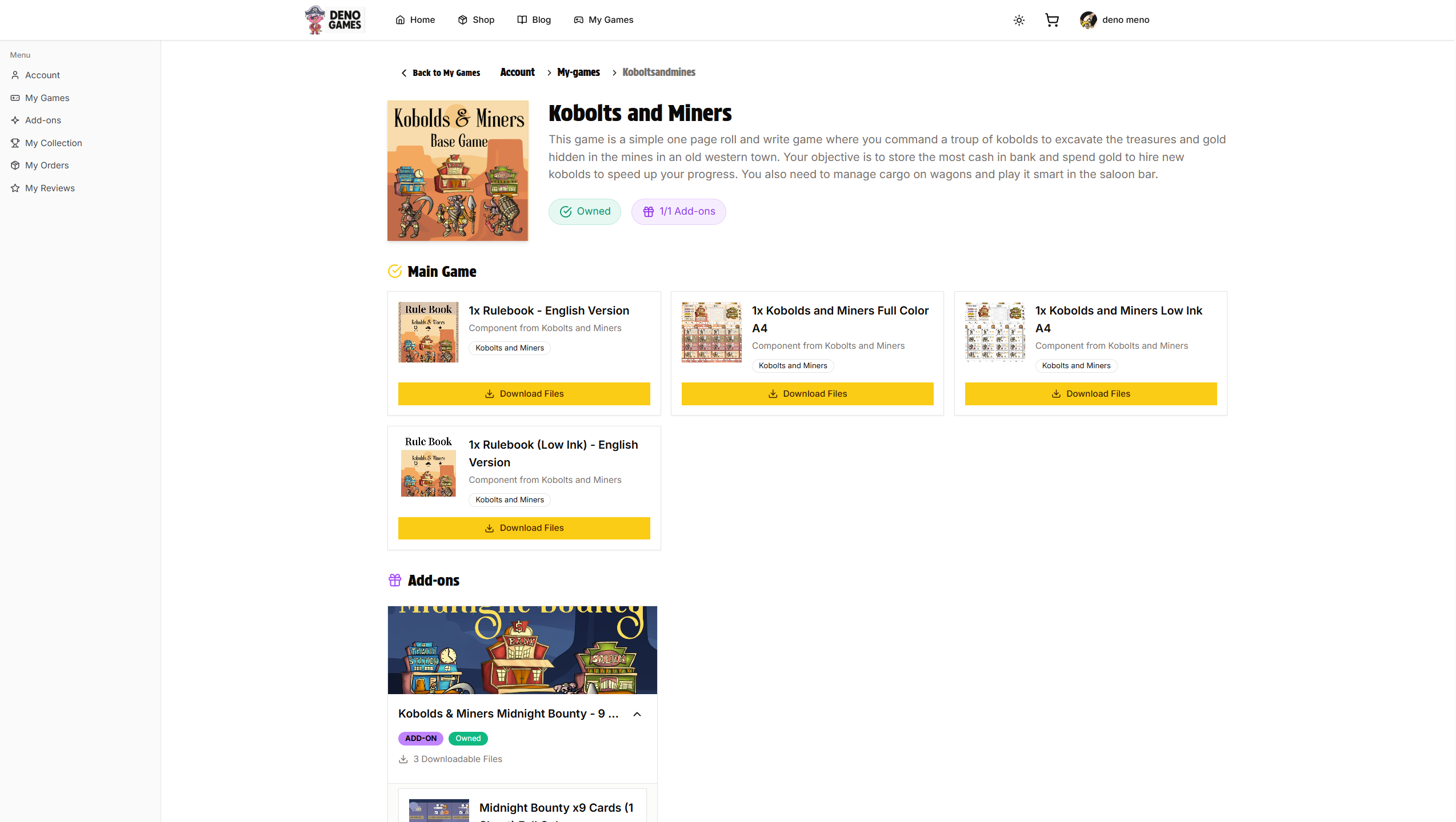 Deno Games screenshot 3