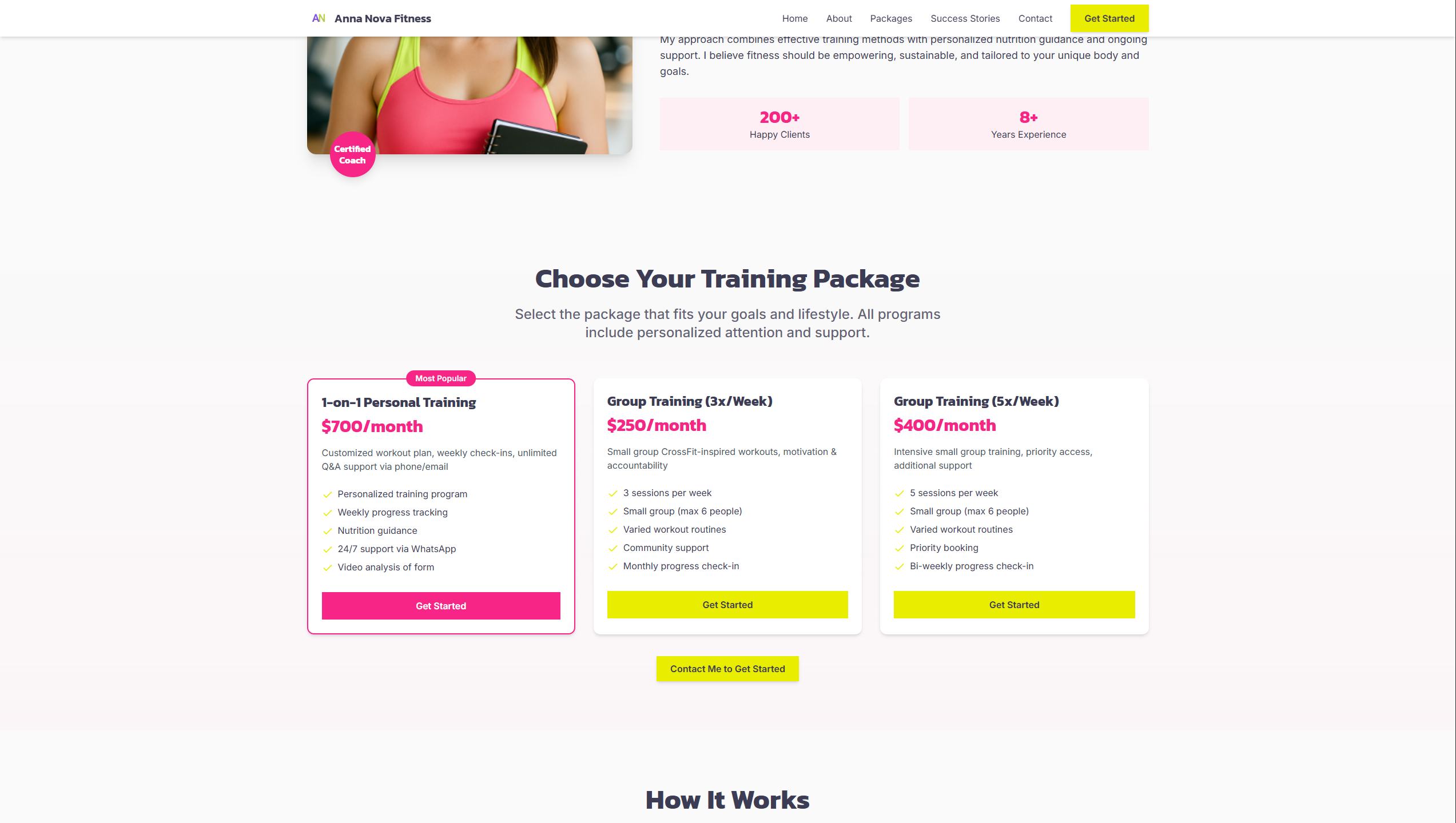 Anna Nova Fitness screenshot 2