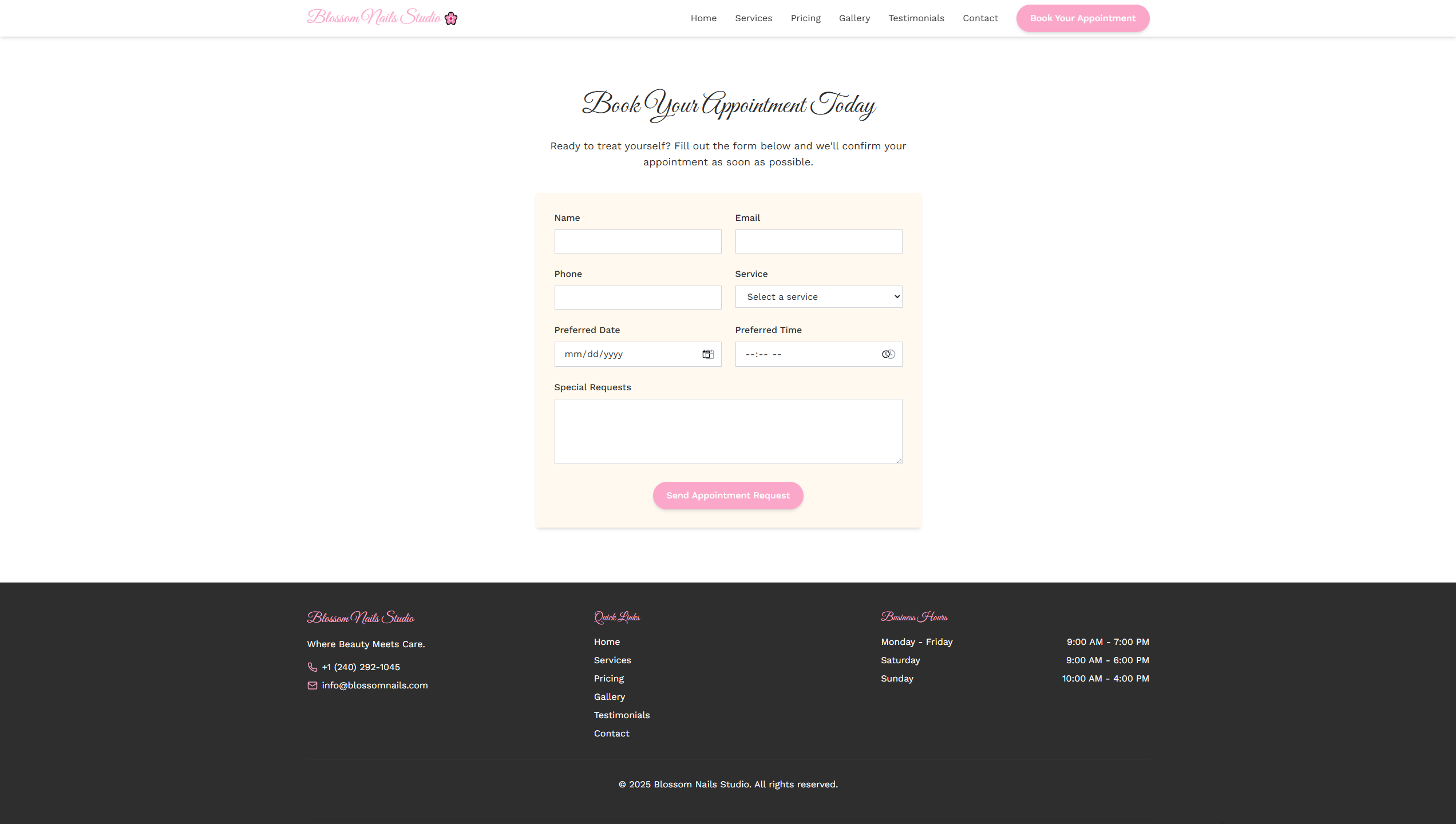 Blossom Nails Studio screenshot 4