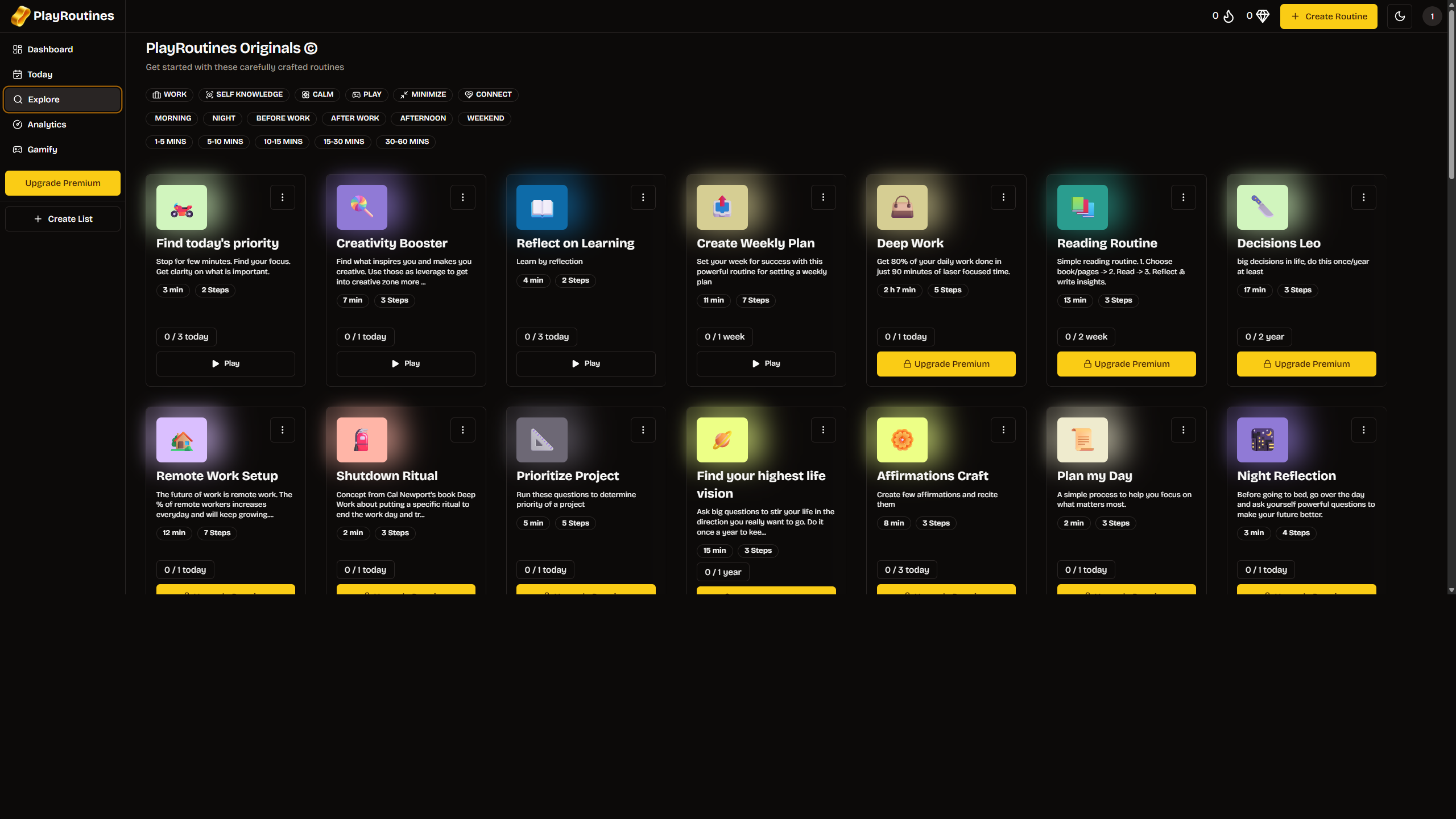 Play Routines screenshot 4
