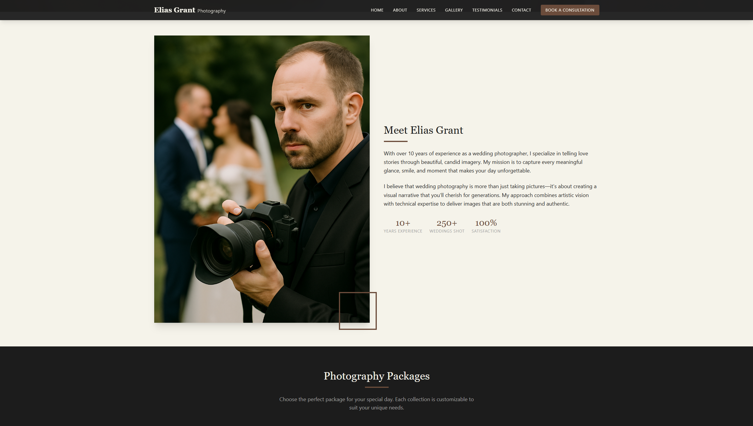 Elias Grant Photography screenshot 2
