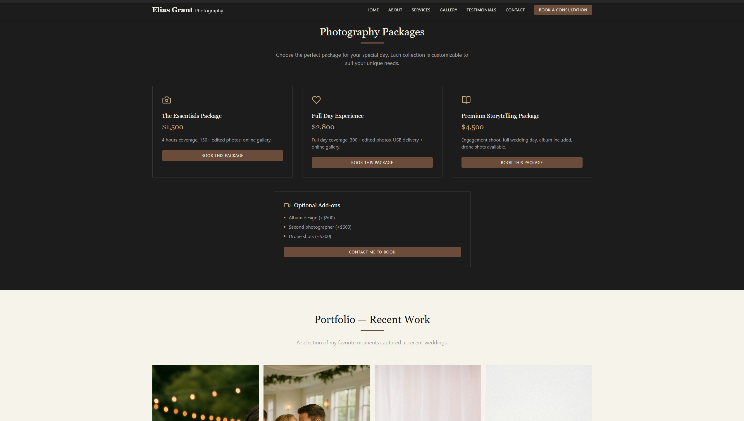 Elias Grant Photography screenshot 3